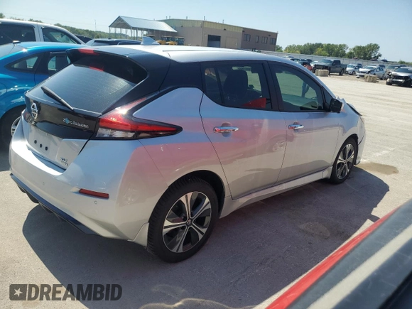 2022 Nissan LEAF SV Plus with VIN 1N4BZ1CV8NC551509, listed as a Copart auction lot 70308764 with 39,679 mi miles and Salvage Title. Bid and sale history available at DreamBid. Image 3.