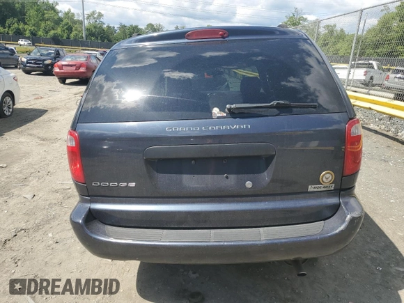 2007 Dodge Grand Caravan SE z VIN 1D4GP24R97B212024, wystawiony jako Copart lot #58008575 z przebiegiem 117 568 mil mil oraz Szkoda całkowita • Salvage title. Historia ofert i sprzedaży dostępna na DreamBid. Obrazek 6.