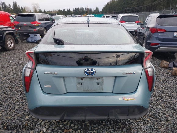 2016 Toyota Prius Four with VIN JTDKARFU9G3024102, listed as a IAAI auction lot 41503706 with 51,286 mi miles. Bid and sale history available at carsss.com. Image 16.