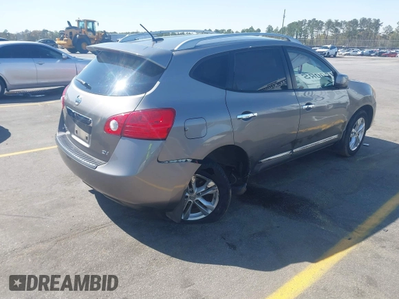 2012 Nissan Rogue S with VIN JN8AS5MT9CW277235, listed as a IAAI auction lot 41863602 with 116,153 mi miles and . Bid and sale history available at DreamBid. Image 4.