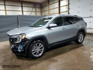2024 GMC Terrain SLT with VIN 3GKALVEG9RL334837, listed as a Copart auction lot 51299805 with 12,356 mi miles and Clean Title. Bid and sale history available at carsss.com. Image 1.