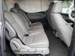 2021 Honda Odyssey EX-L with VIN 5FNRL6H70MB011669, listed as a Copart auction lot 43685815 with 77,542 mi miles and Salvage Title. Bid and sale history available at DreamBid. Image 11.