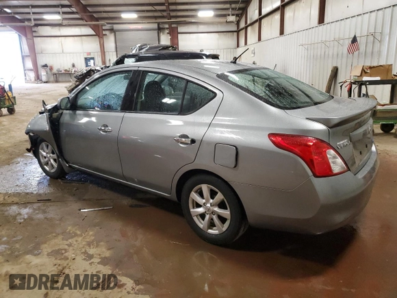 2014 Nissan Versa S Plus with VIN 3N1CN7AP9EL828452, listed as a Copart auction lot 51077375 with 105,619 mi miles and Clean Title. Bid and sale history available at carsss.com. Image 2.
