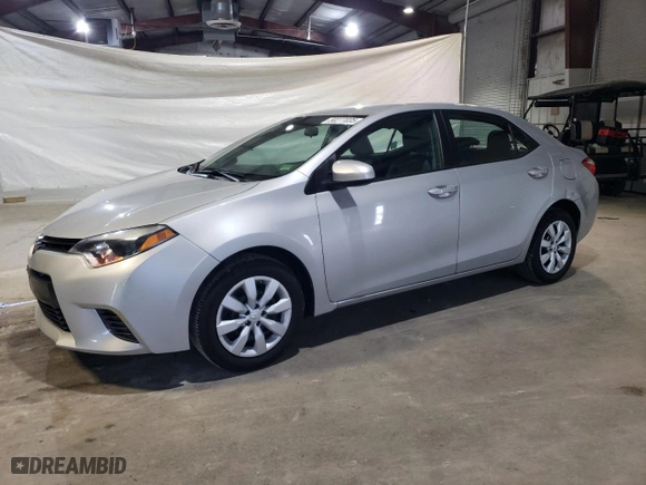 2016 Toyota Corolla L with VIN 2T1BURHE6GC555732, listed as a Copart auction lot 50277035 with 105,414 mi miles and Salvage Title. Bid and sale history available at carsss.com. Image 1.