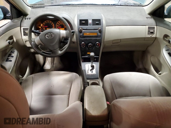 2010 Toyota Corolla with VIN JTDBU4EE7A9121808, listed as a Copart auction lot 57801605 with 114,778 mi miles and Salvage title. Bid and sale history available at DreamBid. Image 8.