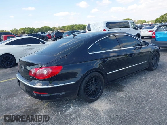 2010 Volkswagen CC Sport with VIN WVWMN7AN8AE531621, listed as a IAAI auction lot 42095130 with 111,923 mi miles and . Bid and sale history available at DreamBid. Image 4.
