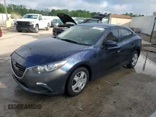 2015 Mazda 3 i Sport with VIN 3MZBM1U7XFM180519, listed as a Copart auction lot 55098115 with 271,259 mi miles and Salvage title. Bid and sale history available at DreamBid. Image 1.