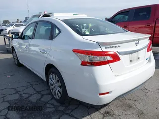 2013 Nissan Sentra FE+ S with VIN 3N1AB7AP5DL760374, listed as a IAAI auction lot 41602463 with 121,728 mi miles and . Bid and sale history available at DreamBid. Image 3.