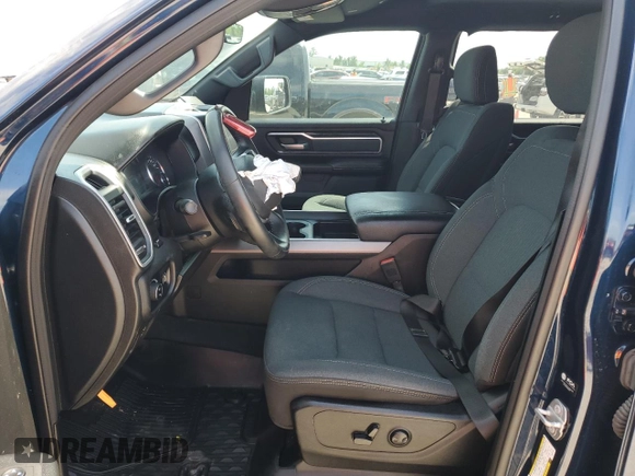 2022 Ram 1500 Big Horn with VIN 1C6SRFFT7NN457781, listed as a Copart auction lot 53821805 with 67,886 mi miles and Salvage Title. Bid and sale history available at carsss.com. Image 7.