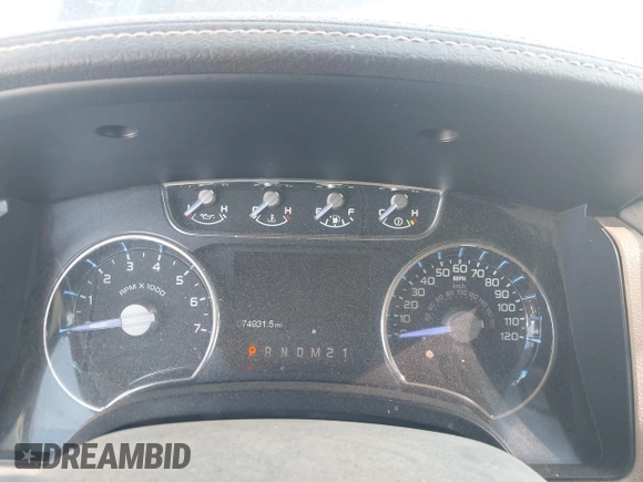 2011 Ford F-150 XL with VIN 1FTFW1EF6BFA17347, listed as a IAAI auction lot 42109380 with 74,931 mi miles and . Bid and sale history available at DreamBid. Image 7.