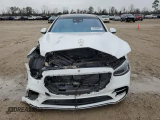 2024 Mercedes-Benz S 580 с VIN W1K6G7GB7RA274038, выставлен на аукционе Copart как лот 42456595 с пробегом 5 810 миль миль и Списание • Salvage title. История ставок и продаж доступна на DreamBid. Изображение 5.