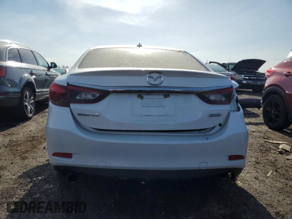 2016 Mazda Mazda6 i Grand Touring with VIN JM1GJ1W57G1422162, listed as a Copart auction lot 51305765 with 75,441 mi miles and Salvage Title. Bid and sale history available at carsss.com. Image 6.