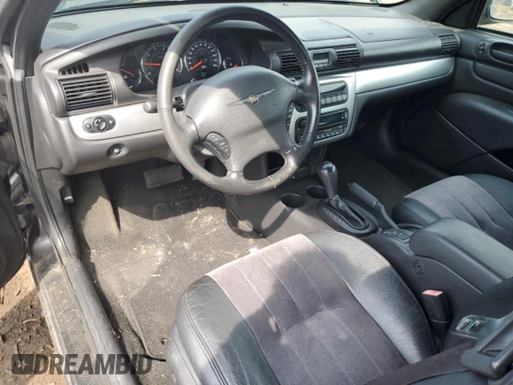 2005 Chrysler Sebring Touring z VIN 1C3EL55R95N535697, wystawiony jako Copart lot #61368865 z przebiegiem 120 596 mil mil oraz Czysty tytuł • Clean title. Historia ofert i sprzedaży dostępna na DreamBid. Obrazek 8.