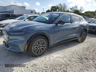 2024 Ford Mustang Mach-E Premium with VIN 3FMTK3R40RMA23072, listed as a Copart auction lot 66970204 with 515 mi miles and Salvage Title. Bid and sale history available at DreamBid. Image 1.