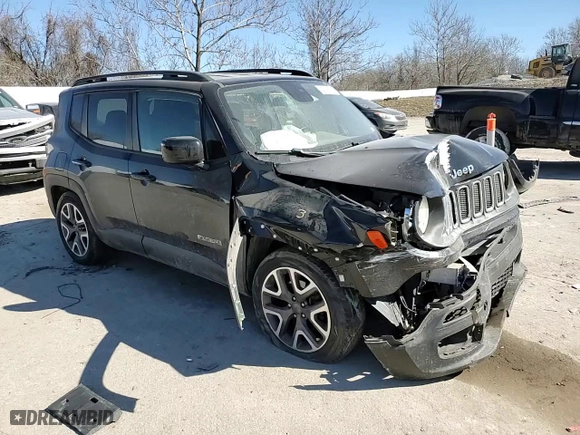 2017 Jeep Renegade Latitude with VIN ZACCJABB5HPE41532, listed as a Copart auction lot 47188725 with 91,124 mi miles and Salvage Title. Bid and sale history available at carsss.com. Image 11.
