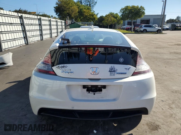 2011 Honda CR-Z with VIN JHMZF1D40BS000854, listed as a Copart auction lot 42409615 with 69,928 mi miles and Salvage Title. Bid and sale history available at DreamBid. Image 6.