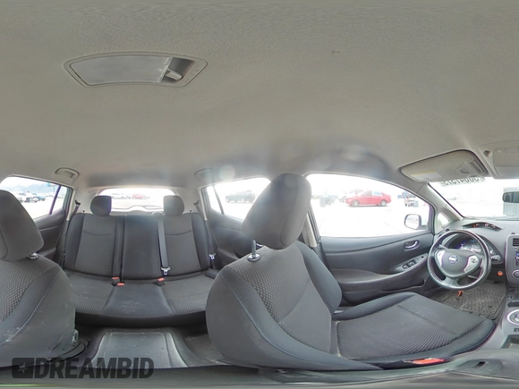 2015 Nissan LEAF S with VIN 1N4AZ0CP9FC314892, listed as a Copart auction lot 50847375 with 108,300 mi miles and Salvage Title. Bid and sale history available at carsss.com. Image 13.