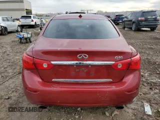 2015 Infiniti Q50 Premium with VIN JN1BV7AP6FM356004, listed as a Copart auction lot 86213714 with 79,496 mi miles and Salvage title. Bid and sale history available at DreamBid. Image 6.