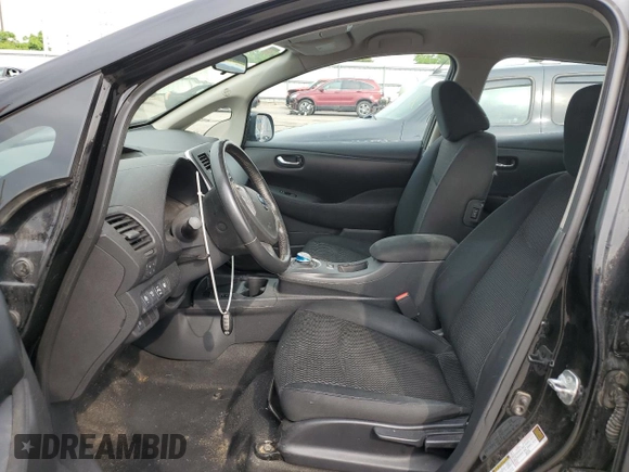 2015 Nissan LEAF SV with VIN 1N4AZ0CPXFC326114, listed as a Copart auction lot 53388853 with 55,760 mi miles. Bid and sale history available at carsss.com. Image 7.