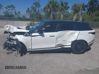 2025 Land Rover Range Rover Velar Dynamic SE with VIN SALYL2EX9SA802869, listed as a IAAI auction lot 41793091 with 5,614 mi miles and . Bid and sale history available at DreamBid. Image 15.