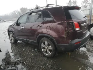 2013 Kia Sorento EX with VIN 5XYKU4A25DG346629, listed as a Copart auction lot 84064594 with Not Provided miles and Salvage Title. Bid and sale history available at carsss.com. Image 2.