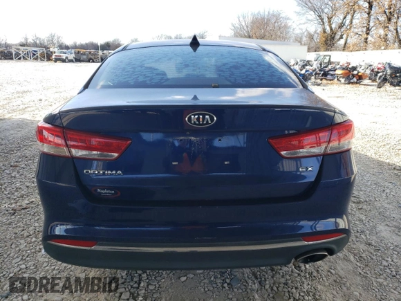 2016 Kia Optima EX with VIN 5XXGU4L30GG071711, listed as a Copart auction lot 83460834 with 83,584 mi miles and Salvage Title. Bid and sale history available at carsss.com. Image 6.