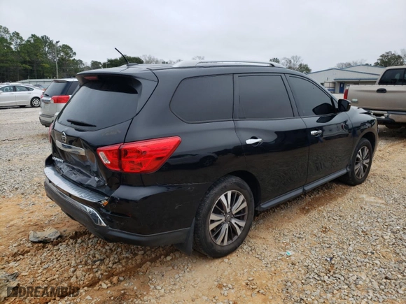 2017 Nissan Pathfinder SV with VIN 5N1DR2MN3HC608271, listed as a Copart auction lot 44179875 with 121,326 mi miles and Salvage Title. Bid and sale history available at carsss.com. Image 3.