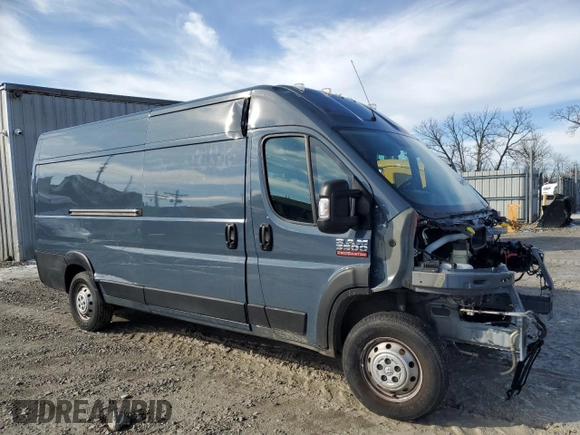 2021 Ram ProMaster Cargo with VIN 3C6MRVJG7ME563115, listed as a Copart auction lot 89348055 with Not Provided miles and Salvage Title. Bid and sale history available at carsss.com. Image 4.