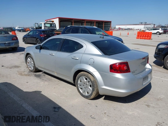 2012 Dodge Avenger SE with VIN 1C3CDZAB6CN171367, listed as a IAAI auction lot 41743381 with 145,303 mi miles and . Bid and sale history available at DreamBid. Image 3.