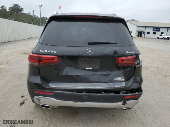 2022 Mercedes-Benz GLB with VIN W1N4M4HB3NW246296, listed as a Copart auction lot 75275574 with 35,893 mi miles and Salvage Title. Bid and sale history available at carsss.com. Image 6.