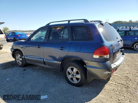2006 Hyundai Santa Fe GLS with VIN KM8SC13E76U091651, listed as a Copart auction lot 72812774 with 277,785 mi miles and Clean Title. Bid and sale history available at carsss.com. Image 2.