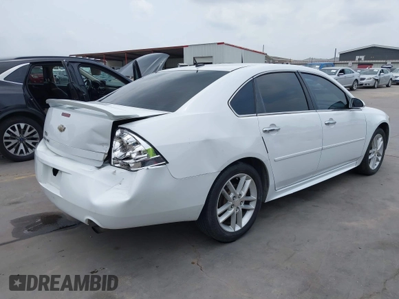 2012 Chevrolet Impala LTZ with VIN 2G1WC5E30C1249868, listed as a IAAI auction lot 42136550 with 182,283 mi miles and . Bid and sale history available at DreamBid. Image 4.