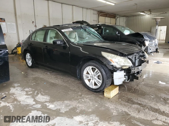 2010 Infiniti G37 Sedan Journey with VIN JN1CV6APXAM405616, listed as a Copart auction lot 51470035 with 132,876 mi miles and Salvage Title. Bid and sale history available at carsss.com. Image 4.
