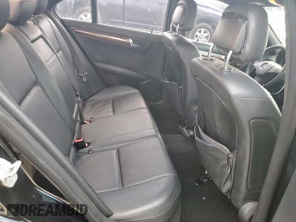 2011 Mercedes-Benz C 300 Sport with VIN WDDGF8BB6BR142707, listed as a Copart auction lot 57163135 with 165,417 mi miles and Clean title. Bid and sale history available at DreamBid. Image 10.