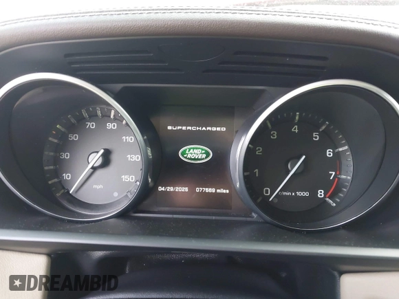 2014 Land Rover Range Rover Sport Supercharged with VIN SALWR2EF1EA314744, listed as a IAAI auction lot 42134127 with 77,569 mi miles and . Bid and sale history available at DreamBid. Image 7.