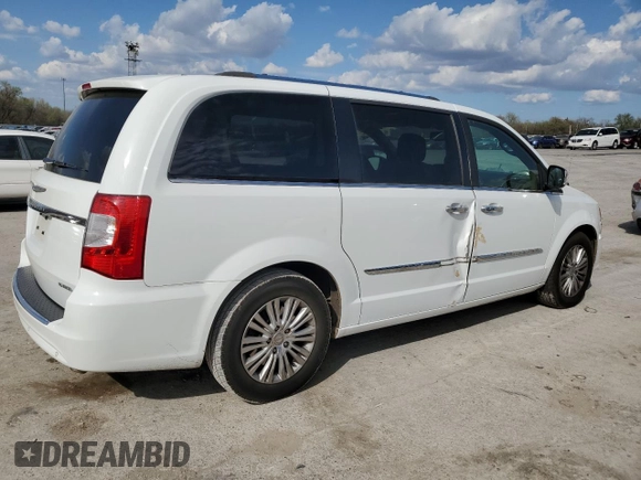 2015 Chrysler Town & Country Limited Platinum with VIN 2C4RC1GG2FR553464, listed as a Copart auction lot 50745385 with 107,105 mi miles and Salvage Title. Bid and sale history available at carsss.com. Image 3.