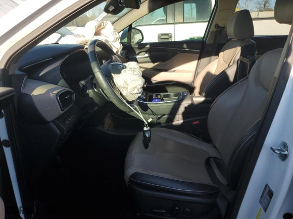 2022 Hyundai Santa Fe SEL with VIN 5NMS34AJ3NH460517, listed as a Copart auction lot 43155225 with 29,940 mi miles and Salvage Title. Bid and sale history available at carsss.com. Image 7.