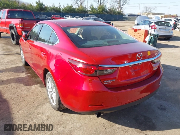 2015 Mazda 6 i Sport with VIN JM1GJ1U57F1193936, listed as a IAAI auction lot 41816593 with 147,751 mi miles. Bid and sale history available at carsss.com. Image 3.