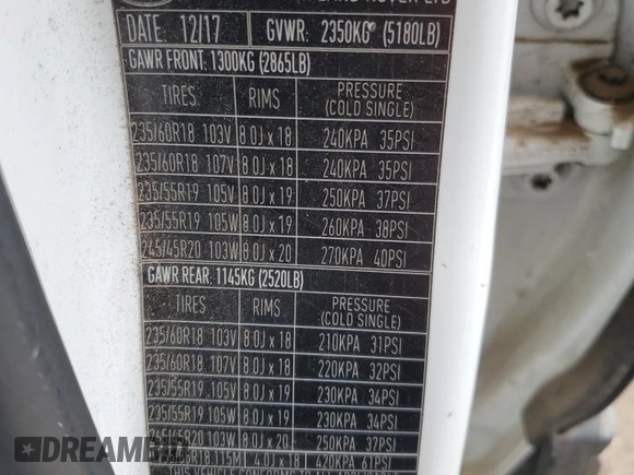 2018 Land Rover Range Rover Evoque SE с VIN SALVP2RX2JH294848, выставлен на аукционе Copart как лот 59316975 с пробегом 108 347 миль миль и Чистый • Clean title. История ставок и продаж доступна на DreamBid. Изображение 13.