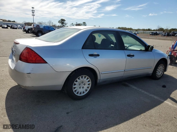 2007 Honda Accord Sdn VP with VIN 1HGCM56197A125468, listed as a Copart auction lot 49581945 with 210,002 mi miles and Clean Title. Bid and sale history available at carsss.com. Image 3.