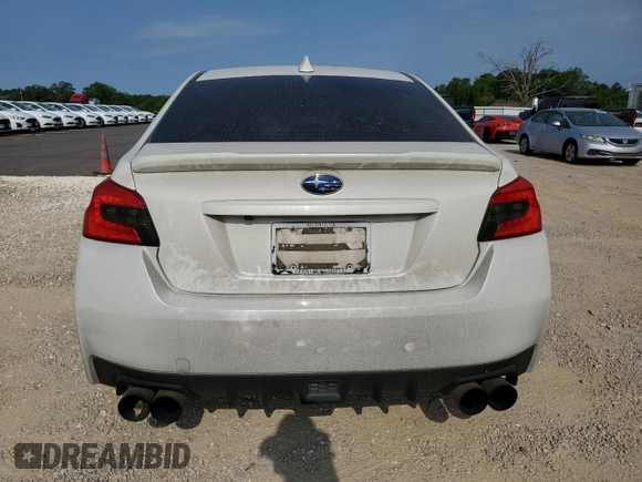 2017 Subaru WRX with VIN JF1VA1B68H9821709, listed as a Copart auction lot 57029735 with 172,737 mi miles and Salvage title. Bid and sale history available at DreamBid. Image 6.