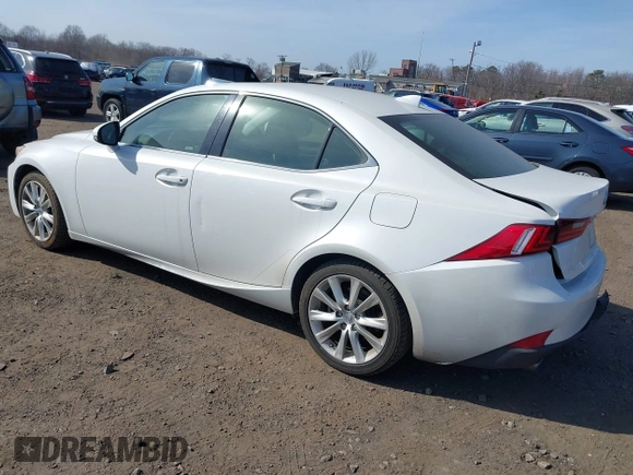 2015 Lexus IS 250 with VIN JTHBF1D23F5071504, listed as a IAAI auction lot 41791660 with 51,031 mi miles and . Bid and sale history available at carsss.com. Image 3.