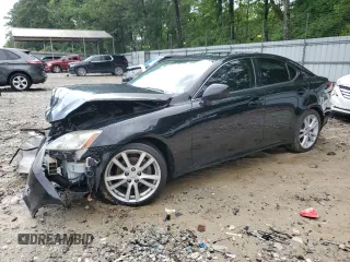 2007 Lexus IS 250 with VIN JTHBK262175030112, listed as a Copart auction lot 60103445 with 182,812 mi miles and Salvage title. Bid and sale history available at DreamBid. Image 1.