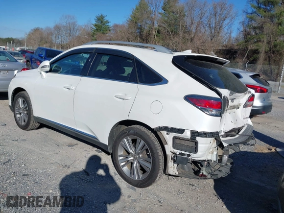 2015 Lexus RX 350 with VIN 2T2ZK1BA2FC182145, listed as a IAAI auction lot 41824791 with 115,806 mi miles. Bid and sale history available at carsss.com. Image 3.