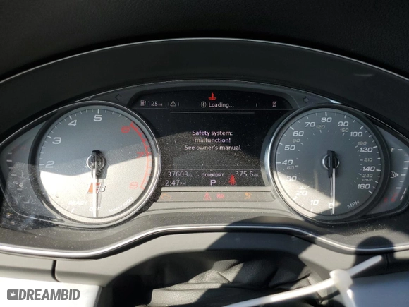 2020 Audi SQ5 Premium with VIN WA1A4AFY9L2001730, listed as a Copart auction lot 74846564 with 37,603 mi miles and Salvage Title. Bid and sale history available at carsss.com. Image 9.