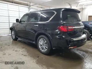 2020 Infiniti QX80 LUXE with VIN JN8AZ2NF5L9702550, listed as a Copart auction lot 72416774 with 101,864 mi miles and Salvage Title. Bid and sale history available at carsss.com. Image 2.