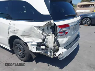 2018 Honda Odyssey Elite with VIN 5FNRL6H92JB005420, listed as a IAAI auction lot 42193696 with 78,623 mi miles and . Bid and sale history available at DreamBid. Image 6.