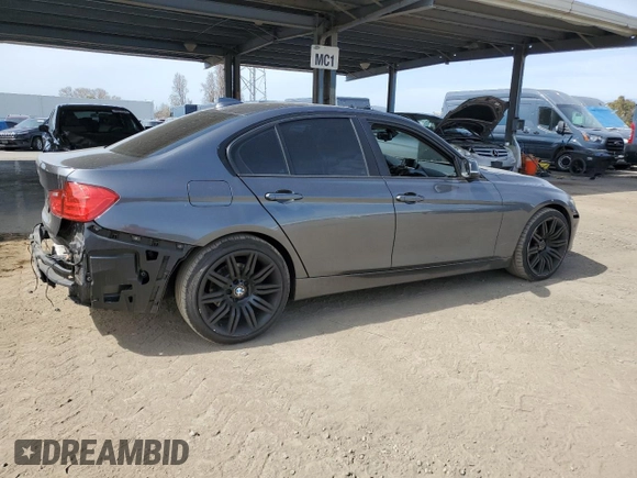2015 BMW 3 Series 328i with VIN WBA3C1C54FK121402, listed as a Copart auction lot 50267995 with 43,994 mi miles and Salvage Title. Bid and sale history available at carsss.com. Image 3.
