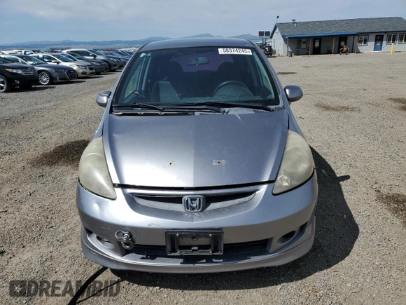 2007 Honda Fit Sport z VIN JHMGD37687S062788, wystawiony jako Copart lot #58374245 z przebiegiem Nie podano mil oraz Czysty tytuł • Clean title. Historia ofert i sprzedaży dostępna na DreamBid. Obrazek 5.