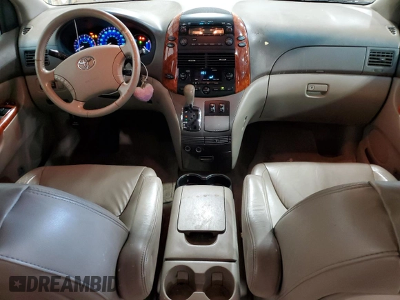 2010 Toyota Sienna XLE with VIN 5TDYK4CC9AS297214, listed as a Copart auction lot 58168805 with 166,970 mi miles and Salvage title. Bid and sale history available at DreamBid. Image 8.